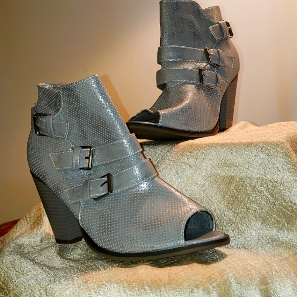 Gray Booties